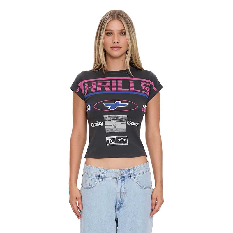 Thrills Speed Kills Club Tee image number 0